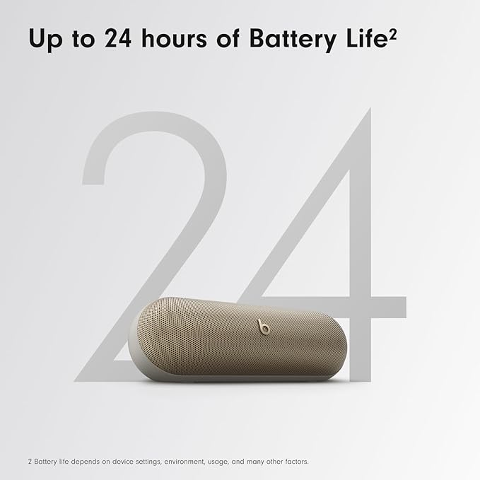 Beats Pill - Wireless Bluetooth Speaker with AppleCare+ (2 Years) - Champagne Gold