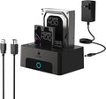 ICY BOX Hard Drive Docking Station Dual Bay USB 3.0 to SATA with Duplicator/Offline Clone Function External Hard Drive Dock for 2.5''/3.5'' HDD SSD Max Up to 60TB (30TB*2) Support UASP Plug&Play