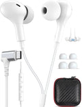 USB C Headphones for Samsung S26 Ultra S25 FE A16 A17,Right Angle Magnetic Wired Earbuds with Mic Control,Stereo Noise Isolation In-Ear Type C Earphone for iPhone 17 Pro Max 17e 16e 16 15 Pixel 10a 9a