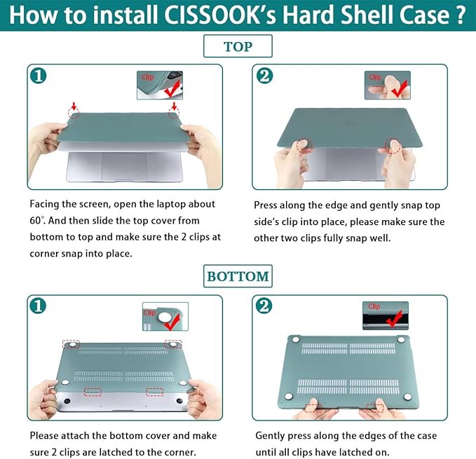 CISSOOK Matte Blue Compatible with MacBook Air 13 inch Case A2337 M1 A2179 A1932 Model 2021 2020-2018 Release, Plastic Hard Shell Cover with Keyboard Cover for Mac Air 13.3" with Touch ID, Blue
