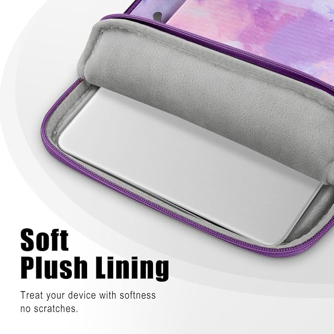 TiMOVO Laptop Sleeve Bag for MacBook Neo 13 inch 2026 Model A3404 with A18 Pro Chip, Carrying Case with Shoulder Strap, Purple