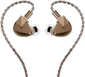 Letshuoer S12 Ultra 14.8mm Planar Driver in Ear Monitor IEM,HiFi Wired Earphones with Detachable 2pin 392-Core Silver-Plated Cable for Musicians Audiophiles (Mocha, 3.5mm/4.4mm Connector)