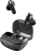Skullcandy Smokin’ Buds Wireless Earbuds, Bluetooth Headphones, Noise Isolating Fit, Up to 20 Hours Battery, IPX4 Sweat and Water Resistant, Microphone for iPhone Android - Midnight Smoke