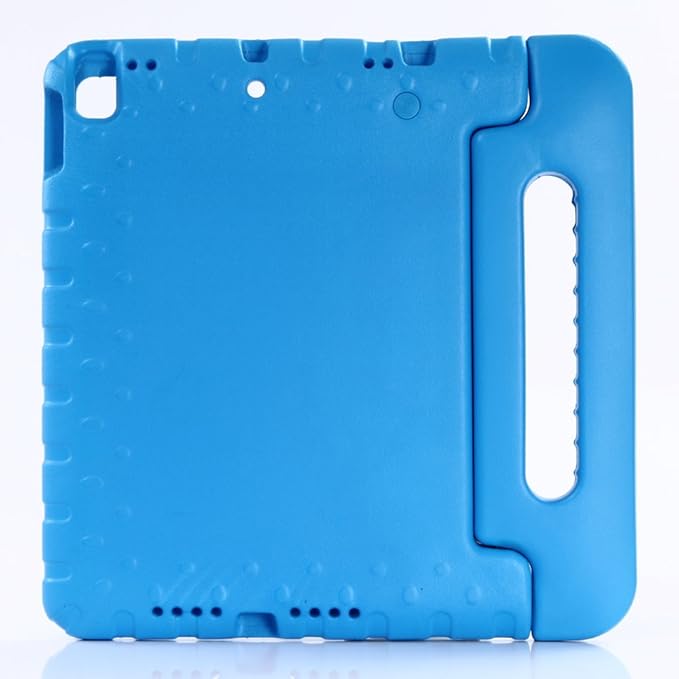 Kids Case for iPad 9th/8th/7th Generation (2021/2020/2019), iPad 10.2" Shockproof Case, Techcircle Handle Stand Lightweight EVA Foam Bumper Protective Rugged Drop Protection Child Proof Cover, Blue