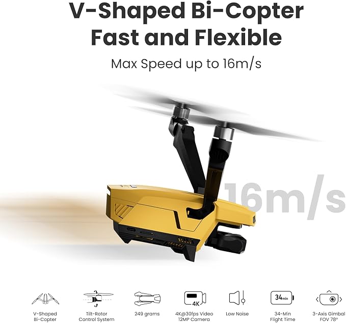Falcon Mini Drone Plus an Extra Battery Plus a Charging Hub, 2 Battery for Max 68 Mins Flight Time (Combo)