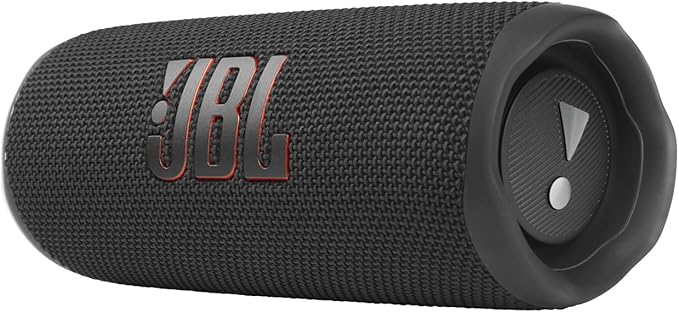 JBL FLIP 6 Waterproof Portable Speaker Bundle with gSport Silicone Sleeve (Black)
