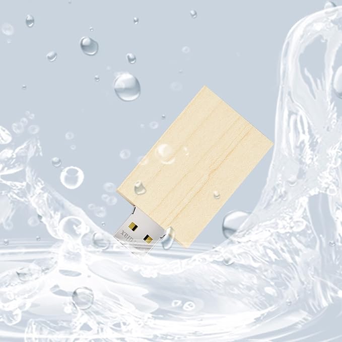 USB Flash Drive, 32GB Wooden USB2.0 High Speed USB Thumb Drives Memory Stick Pen Date Storage Stick Pendrive (Maple)