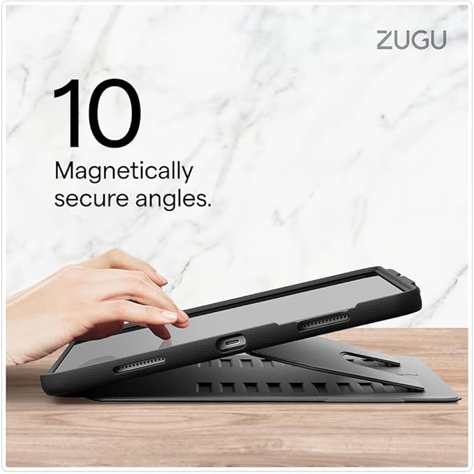 Zugu Case for iPad Pro 13 (M4/M5) 2024/2025, Slim Protective Cover with Apple Pencil Holder, Auto Wake/Sleep, Multiple Viewing Angles, iPad Pro 13 Inch Cover, Phone Protectors, Pine