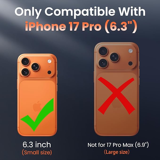 Strong Magnetic for iPhone 17 Pro case with Camera Lens Protector [ Military-Grade Protection] Compatible with MagSafe Shockproof Slim Thin Cover case for iPhone 17 Pro 6.3 inch, Alpine Green