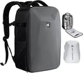 K&F CONCEPT Camera Backpack,Hardshell Photography DSLR Camera Bag with 15-15.6 Inch Laptop Compartment Waterproof Hard Shell Camera Case