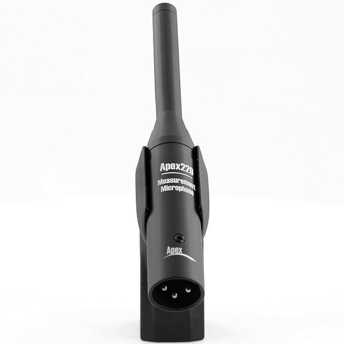 Apex Apex220 Linear Measurement Omnidirectional Condenser Microphone with Clip
