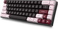 KZZI CNC Magnetic Gaming Keyboard with Rapid Trigger, Hall Effect Switches, CNC Aluminum Frame,Adjustable Actuation 60% Compact TKL Mechanical Keyboard RGB PBT Keycaps for Linux/Win/Mac (Pink)
