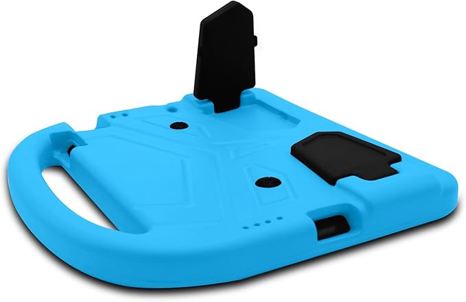 Kids Case for 7.9" iPad mini 5/Mini 4/Mini 3/Mini 2/Mini 1, Friendly Silicone Shockproof Cover with Handle Kickstand for Apple iPad mini 5th (2019), Mini 4th/ 3rd/ 2nd/1st Generation, Blue