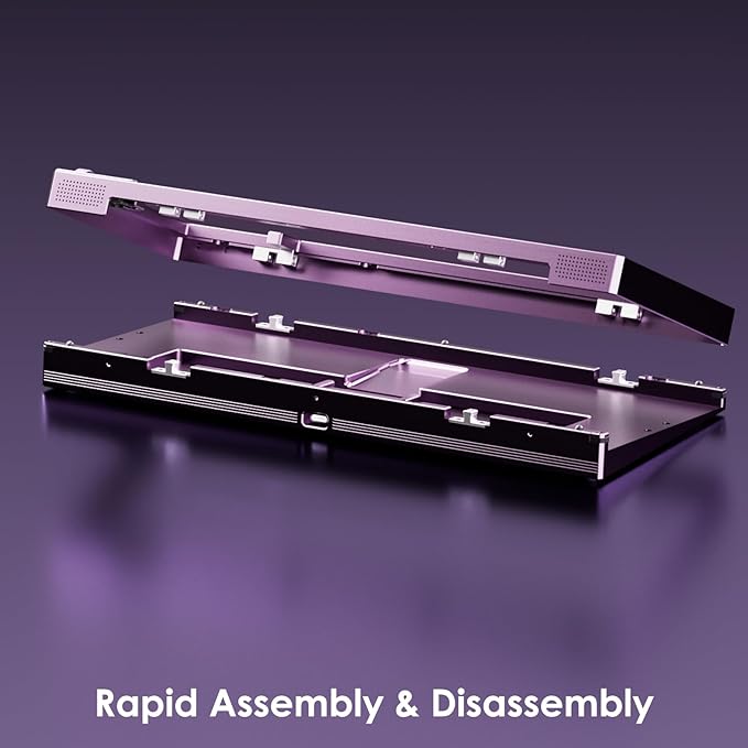 Akko MOD007 V5 HE Wired Rapid Trigger Gaming Keyboard Quick Release Aluminum Wired Keyboard with Personalized Screen FR4 Plate Purple, AstroAim Switch