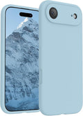 FireNova Magnetic for iPhone Air Case, Compatible with MagSafe, [Integrated Silicone Camera Control Button] [Camera Protection] Microfiber Lining Phone Case for iPhone 17 Air, 6.5", Sky Blue