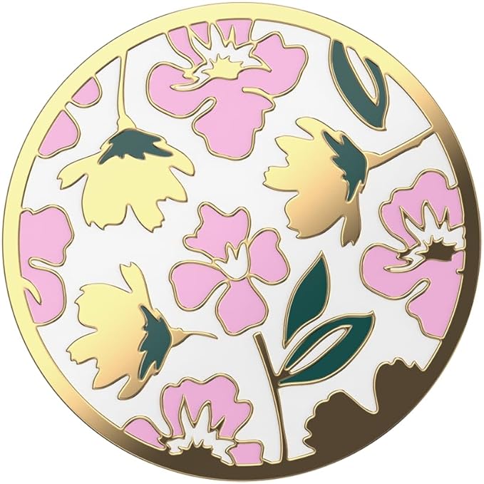 PopSockets Adhesive Phone Grip, Holder, Phone Stand, Enamel - Enamel Feel Pretty