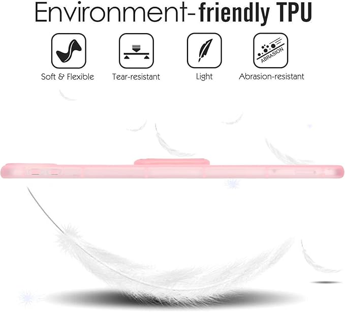 Slim Case for iPad (A16) 11th Generation 11 Inch 2025 / iPad 10th Generation 10.9 Inch 2022, Built-in Kickstand Non-Slip Shockproof Rugged Protective for iPad 11th 10th Gen, Pink