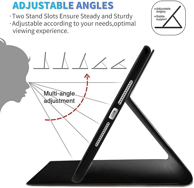 for 6" All-New Kindle Paperwhite 4 10th Generation (Model No. PQ94WIF) E-Reader Case, Slim Kickstand Stand Leather Smart Cover with Auto Wake/Sleep, Art Turtle
