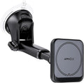 APPS2Car for MagSafe Car Mount, Magnetic Phone Holder for Car with Suction Cup, 17 Strong Magnets & Adjustable Arm, Dashboard & Windshield Phone Mount Compatible with MagSafe Case iPhone 12–17 Series