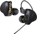 CCZ BC04 PRO in Ear Monitor Headphone, IEM for Gaming, Heavy Deep Bass Wired Earbuds in Ear Headphones,1BA 1DD Noise Cancelling Ear buds with 5N OFC Cable for Singer Musician (without mic,Matte Black)