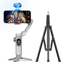 AOCHUAN 3-Axis Gimbal Stabilizer for Smartphone Smart AI X Pro Grey & T20 Complete Tripod