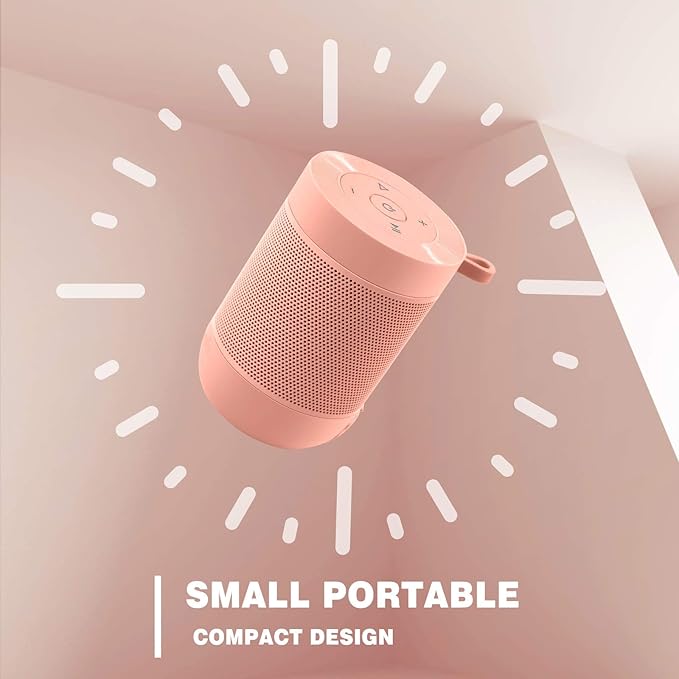comiso Bluetooth Speaker, Portable Bluetooth Speakers with Wireless Stereo Pairing, Built in Mic, 360° HD Sound,IP65 Waterproof Speaker,Support TF Card, for Home/Party/Outdoor/Beach,Gift For Men/Women
