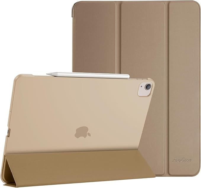 ProCase Smart Case for iPad Pro 12.9 2022/2021/2020/2018, Slim Stand Hard Back Shell Smart Cover for iPad Pro 12.9" 6th Gen/5th Gen/4th Gen/3rd Gen -Starlight