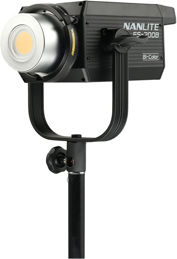 Nanlite FS-200B 220W Bi-Color LED Video Light, 2700K–6500K Continuous Studio Light with Bowens Mount, High CRI TLCI, Quiet Fan, App Control for YouTube, Photography, Filmmaking & Live Streaming