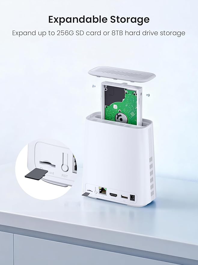 Solar Camera Outdoor Wireless, No Subscription, Expandable to 10CH, 2 Cam Kit Home Security Camera System, 4MP Color Night Vision, 360° Pan&Tilt, PIR/AI Detection, Works Offline & 2.4G/5G WiFi