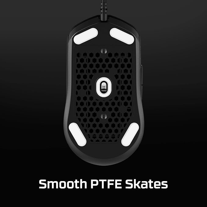 HyperX Pulsefire Haste 2 – Wired Gaming Mouse- Ultra Lightweight, 53g, 8000Hz Polling Rate, Precision Sensor, Hyperflex 2 Cable, Plug and Play – Black