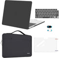 MOSISO Compatible with MacBook Air 13 inch Case M5 2026 M4 2025 M3 M2 2024-2022 A3449 A3240 A3113 A2681,Hard Shell&Sleeve Bag&Keyboard Skin&Webcam Cover&ScreenFilm for MacBook Air 13.6, Slate Gray
