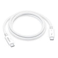 CalDigit Thunderbolt 4 Pro Braided Cable - 40Gbps 240W Power Delivery, Compatible with Thunderbolt 3, Thunderbolt 5, USB4 Type C, MacBook Pro, iMac, iPhone 17 (Pro 1m Thunderbolt 4/USB4, White)