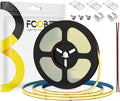 16.4FT COB LED Strip Lights Waterproof IP65 Dimmable Warm White 2700K Strips 320LEDs/m Adhesive DC24V Flexible Cuttable Strip Lights for DIY Home Decor, Cabinet (No Adapter or Controller)