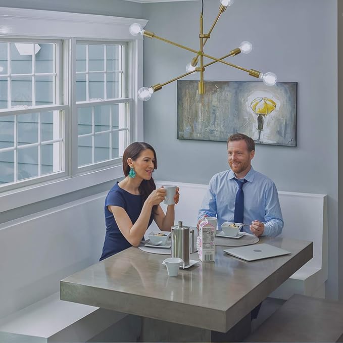 Bulbrite Solana G25 WIFI Connected Edison Filament LED Smart Light Bulb, Clear