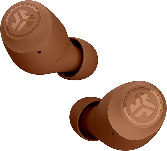 JLab Go Air Pop+ Tones True Wireless Earbuds, in Ear Headphones, Bluetooth Earphones, 35H Playtime Ear Buds with Microphone, USB-C Charging Case, Dual Connect, EQ3 Sound (1615 C)