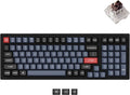 Keychron K4 Pro Custom Wireless Mechanical Keyboard, 100 Keys Hot-swappable QMK/VIA Programmable Macro with K Pro Brown Switch RGB Backlit Compatible with Mac Windows Linux - Black