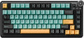 Aula AU75 Wireless Mechanical Keyboard, Hot Swap Gasket Gaming Keyboard with Knob, BT/2.4G/Wired Custom Keyboard, 4000mAh Battery, 75% Five-Layer Padding PBT Keycaps, RGB Side-Strip for Win/Mac/PC