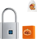 UMIKSMART Fingerprint Padlock, Keyless Fingerprint Padlock with USB Charging, Smart Keyless Padlock for School Locker, Gym Locker, Backpack and Travel Bag, Gift for Kids, Teens and Friends