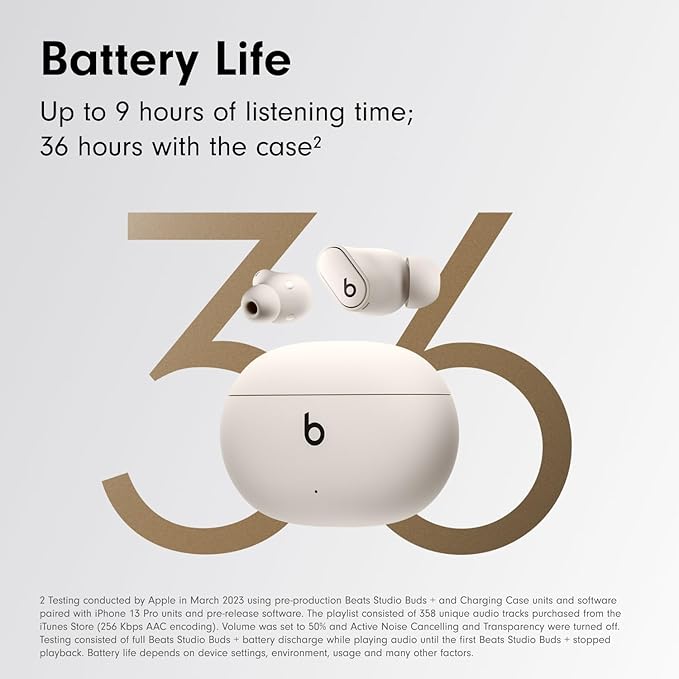 Beats Studio Buds + with Apple 20W USB-C Power Adapter - Ivory