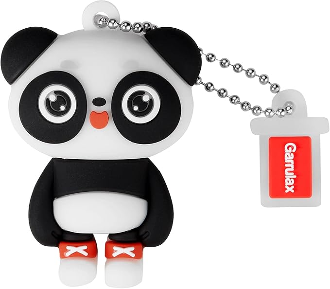 USB Flash Drives,Waterproof Silicone USB2.0 High Speed Thumb Memory Stick Pen Date Storage Pendrive U Disk (32GB,Panda Cat)