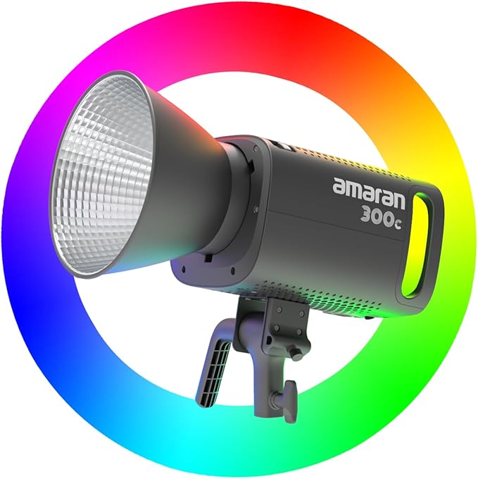 amaran 300c Charcoal RGB Studio Light,LED Video Light,RGB Key Light,Photography Lighting Dark Grey (amaran 300c)