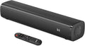2.1ch Small Sound Bars for TV with 6 Levels Voice Enhancement, Built-in Subwoofer, 16 Inches Bluetooth 5.3 Soundbar Speakers with Optical/AUX/USB Connection, S100