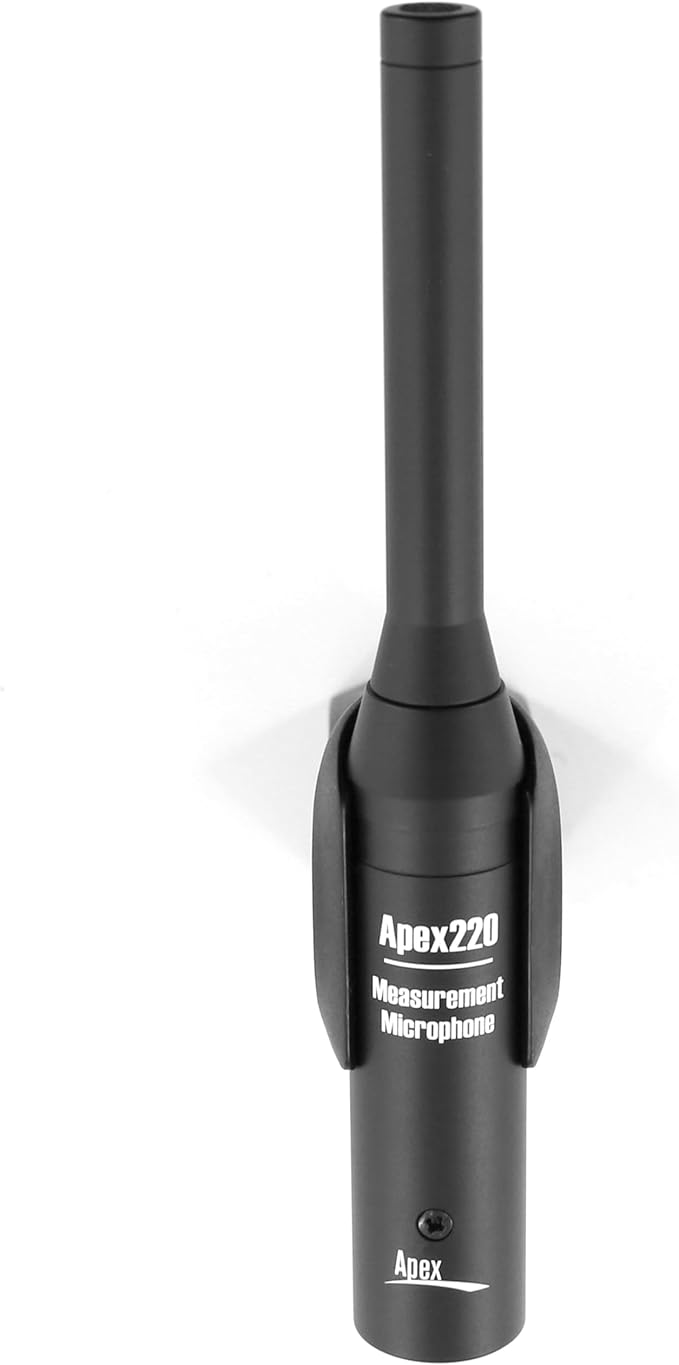Apex Apex220 Linear Measurement Omnidirectional Condenser Microphone with Clip
