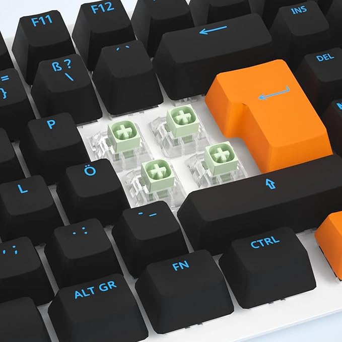 Kailh Box Jade Clicky Keyboard Switch,3-pin 50gf Pre-Lubed Dustproof Waterproof RGB SMD Key Switches,for 3D Prints and Mechanical Gaming Keyboard(Jade,10pcs)
