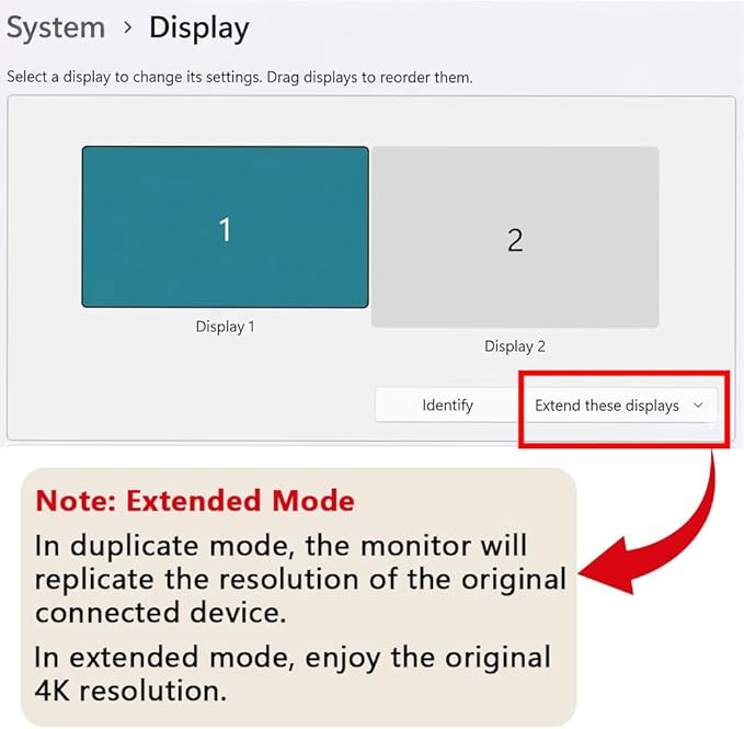 16” 4K Portable Monitor UHD 3840×2400 16:10 400 Nits Gaming Display,IPS HDR External Second Screen,Vertical Monitor for Laptop/Mac/PC/PS5/Xbox with Speakers Stand,VESA Compatible