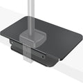 MOUNTUP Monitor Mount Reinforcement for Tempered Glass Desk, Monitor Arm Plate, Steel Bracket for Thin and Most Fragile Table, for Desk C Clamp Installation of Monitors Stand