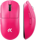 MCHOSE A7 V2 Pro Wireless Gaming Mouse Esports 59g, PAW3395, 26K DPI, TOPSPEED Wired 8K/Wireless 1K Polling, 130 Hour Battery Life PC/Mac Rosered