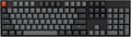 Keychron K10 Full Size 104 Keys Bluetooth Wireless Mechanical Gaming Keyboard for Mac Windows with Keychron Silent K Pro Red Switch, Multitasking/White LED Backlight/USB C Wired Computer Keyboard