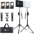 Light for Video Recording, Photography Lighting Kit Studio Lights with 6.5ft Stand, Phone Holder and Bag for TikTok, YouTube, Live Streaming, Podcast, Vlogging (LOMTAP)