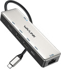 USB C Hub 2.5G Ethernet, WAVLINK 10Gbps USB C Hub Multiport Adapter with 2.5Gb RJ45 Ports, 4K@120Hz HDMI, 3 * 10Gbps USB-A/C, PD 85W, for MacBook Neo/Pro/Air, iPad, Acer, Dell, HP, Lenovo, Asus